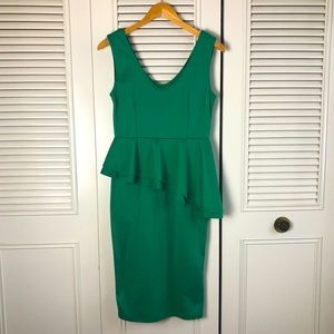 **CLOSING BUY ONE GET ONE** Style Two Layer Peplum Tank Dress Pencil Skirt